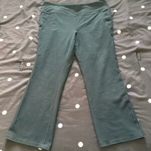 Active USA Black Cotton Blend Leggings